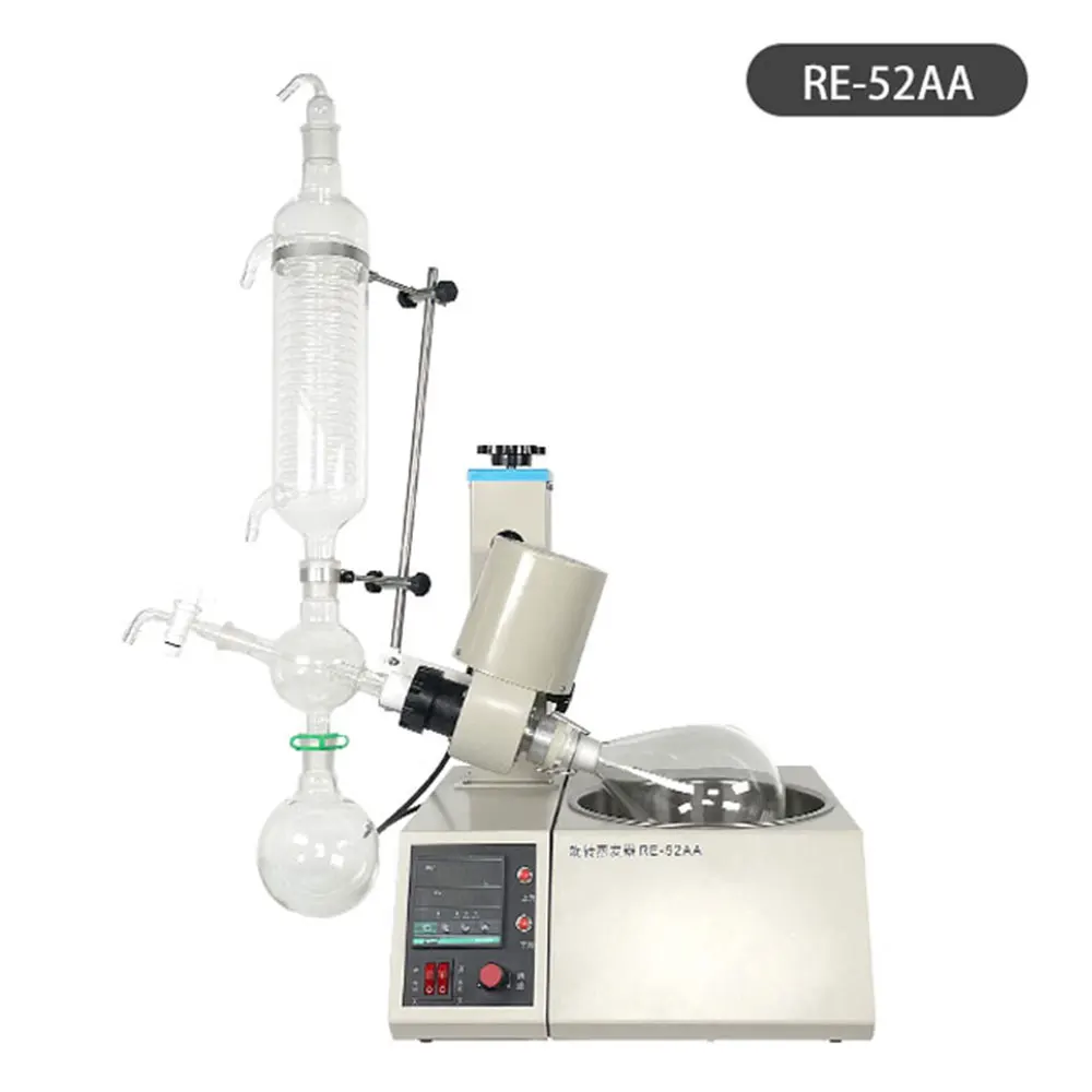 Évaporateur rotatif RE-201 1,5 kw, Distillation sous vide, Purification, cristallisation, 20 ml/min