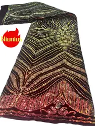 Latest Delicate Austria Lace Silky African velvet Lace with Stones Fabric For Women Family Event Occasional Wear NN_2738