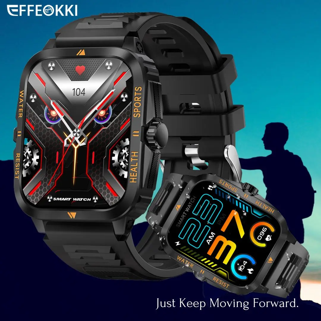 New Smartwatch 9 Ultra Waterproof Electronics Make/Answer Call Outdoor Smart Watch Military For Xiaomi Android Phone