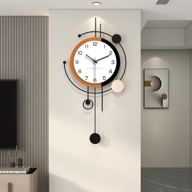 Silent Wall Clock Modern Minimalism Wall Clocks Luxury Restaurant Large Hanging Clocks Living Rooms Decorative Accessories