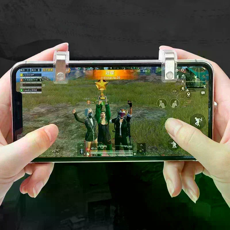 Mobile Phone Game Controller Trigger For PUBG L1 R1 Aim Key Joystick Fire Button Gaming Trigger Accessory