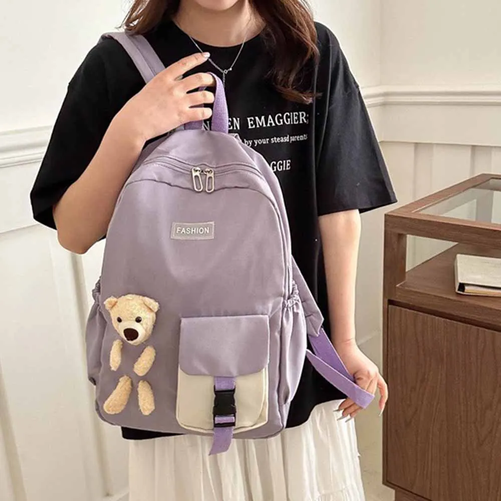 New computer bag with any name, Simple travel bag for college students, Personalized embroidered fashionable backpack，with name