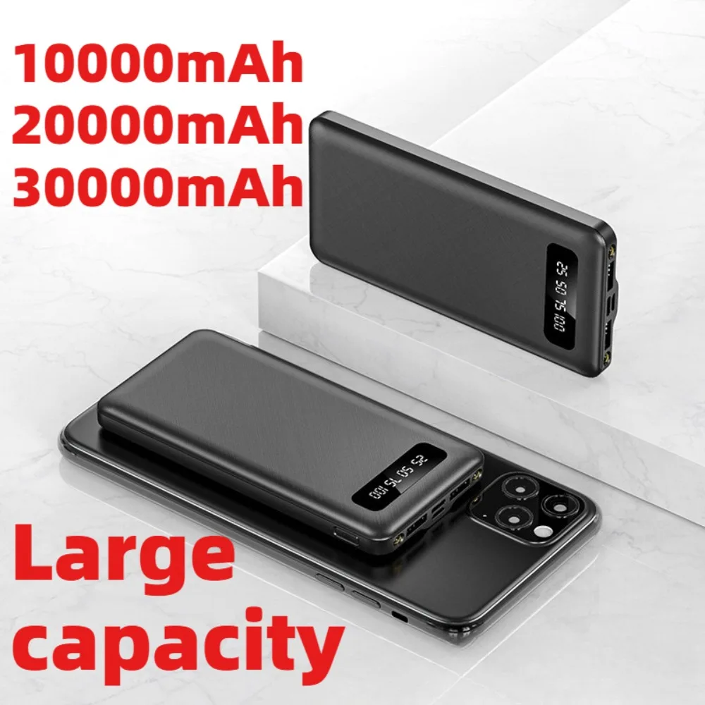 

Power Bank 120W Fast Charging Large Capacity Portable External Battery LED Digital Display For iPhone Samsung 10000mAh 20000mAh