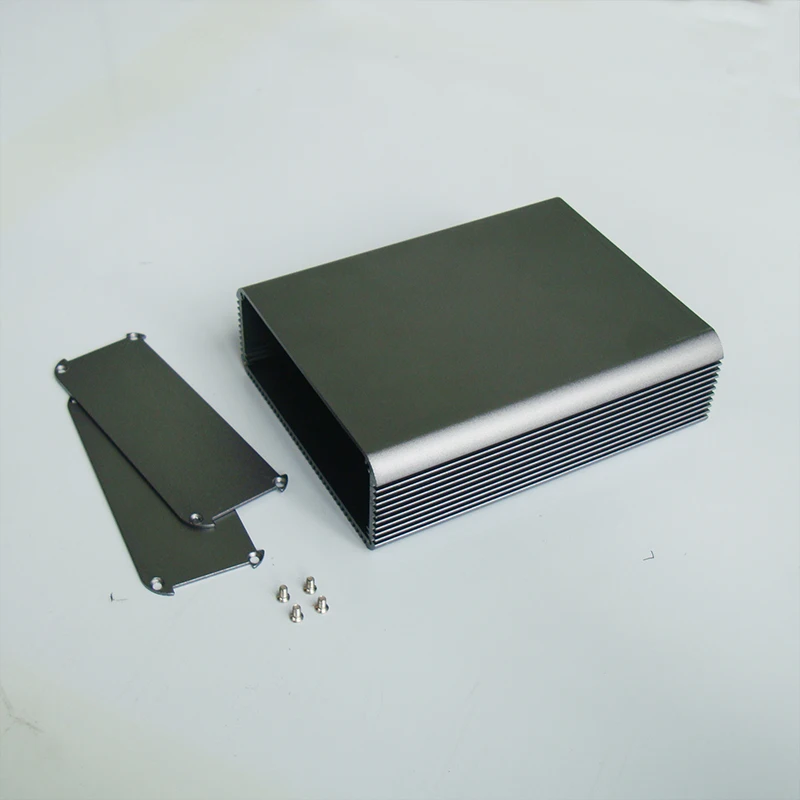 120*45 Aluminum Enclosure Shell With Heat Sink PCB Instrument Box DIY Electronic Project Case 120mm*45mm*150/200mm