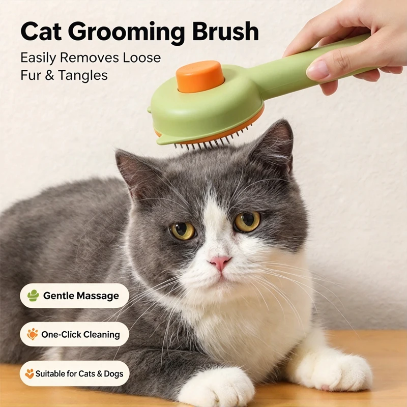 Pet Pet Comb Cat Hair Removal Cleaning Brush Kitten Pet Hair Massage Grooming Comb Dog Shedding Tools Grooming Brush Dog Supplies - Aliexpress Deal