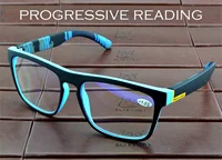 Clara Vida gafas de lectura progresivas hechas a mano con montura cuadrada de gran tamaño para hombres y mujeres +0,75 +1 +1,25 +1,5 +1,75 +2 a +4
