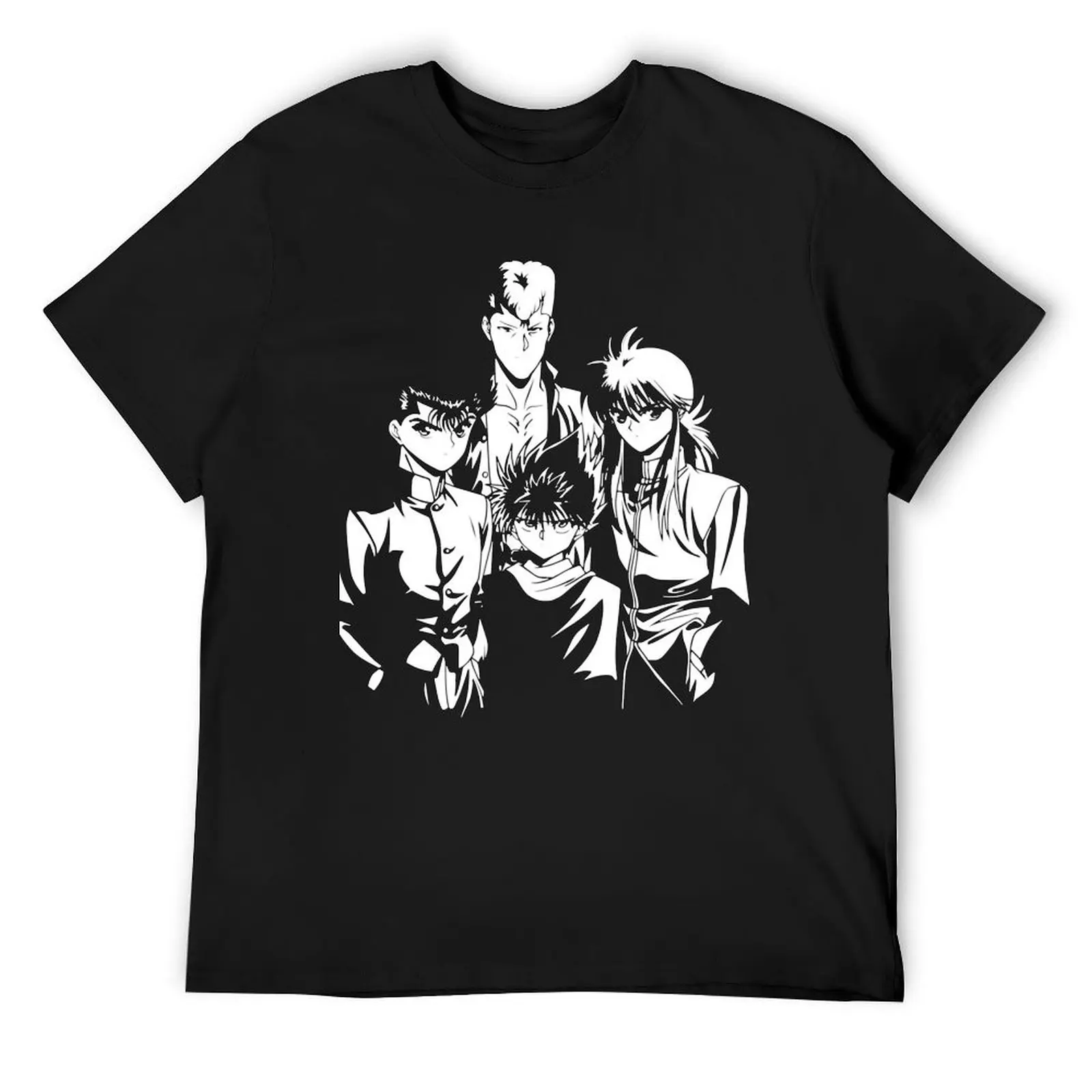 

Smart Calculation Spirit World Detective Investigating Main Characters Hakusho Art Yuyu Anime Gift F T-Shirt