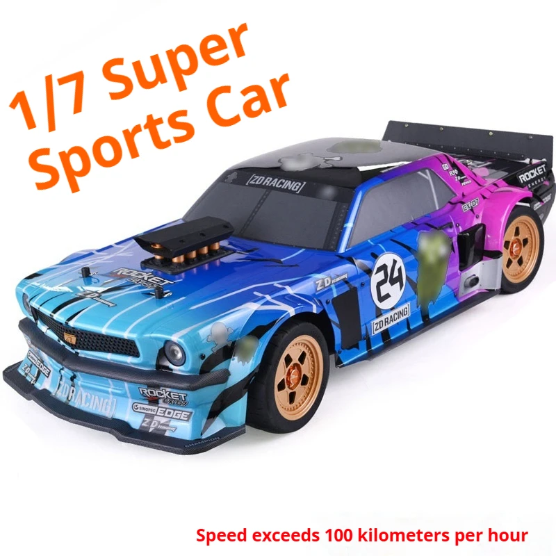 

ZD Racing EX07 масштаб 1/7, высокоскоростной пульт дистанционного управления, профессиональный спортивный автомобиль с толстой подошвой, электрическая модель автомобиля, 6S, бесщеточный