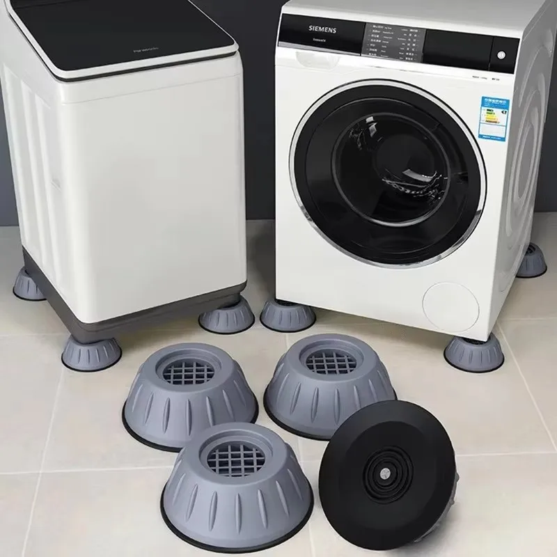 1-12Pcs Anti Vibration Feet Pad Rubber Mat Slipstop Silent Universal Washing Machine Refrigerator Furniture Raiser Dampers Stand