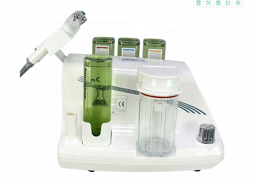 tlx4 in 1 Ultrasonic Small Bubble Aqua Facial Machine/Hydra Dermabrasion Deep Cleaning Instrument