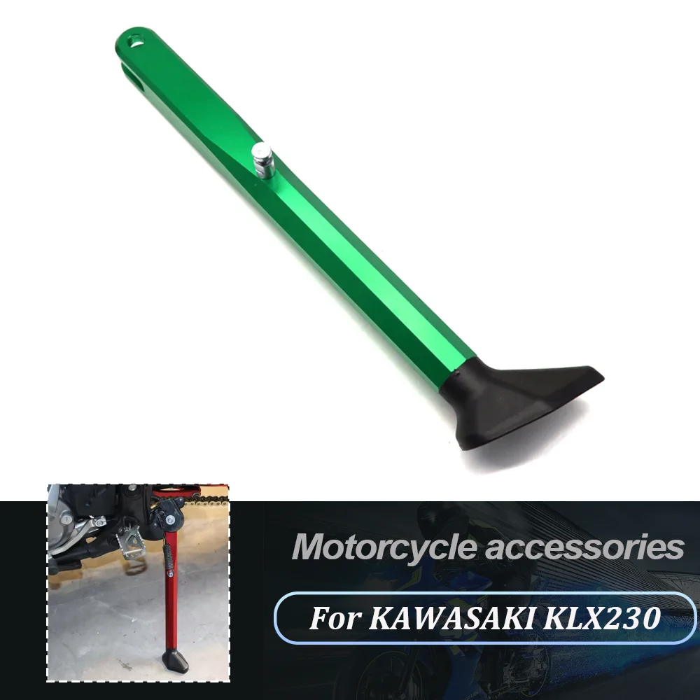 

For Kawasaki KLX230 KLX 230 KLX-230 Motorcycle Accessories CNC Aluminum Parking Side Stand Kickstand