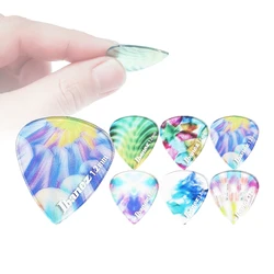 3pcs Ibanez CP16H CP16XH Kaleido Guitar Pick Tritan Material 1.0mm 1.2mm Japan Made Short Teardrop Plectrum for Electric Guitar