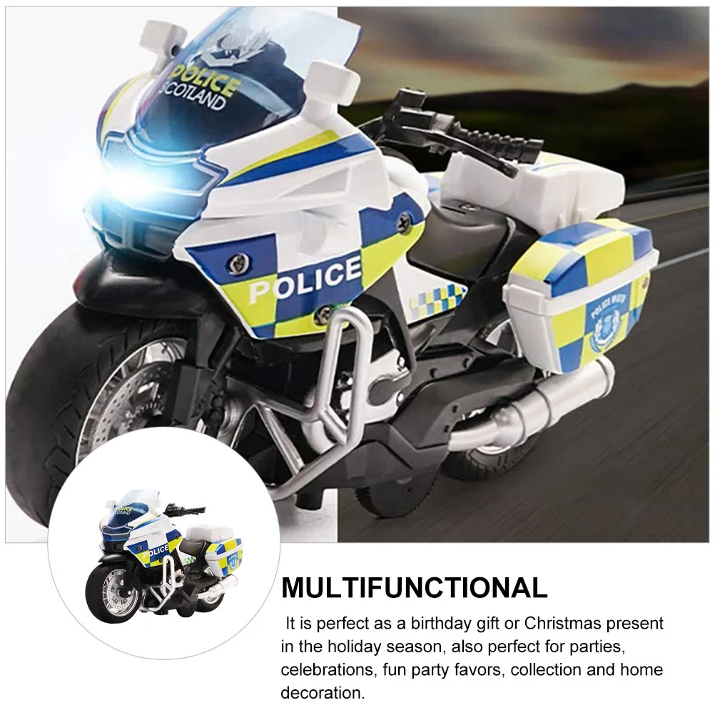 Men's Racing Pull Back Motorcycle Vehicles Friction Powered Toy Toddler Kids Mini Cartoon Push Go Boy Child