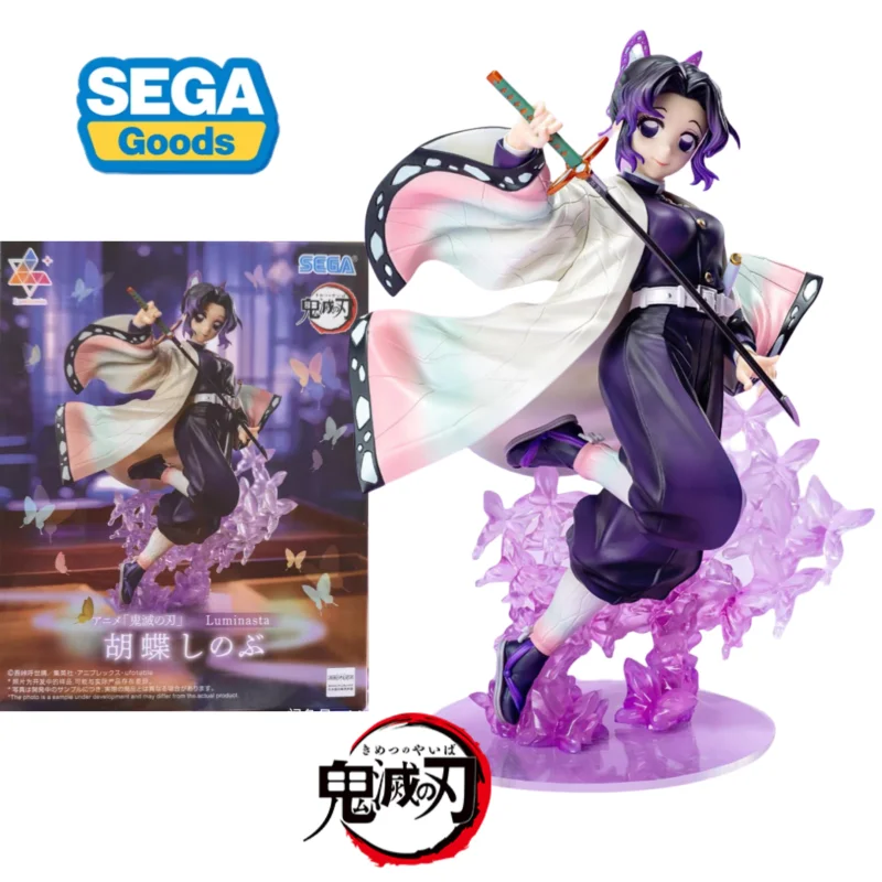 

In Stock Original SEGA Luminasta Demon Slayer Kochou Shinobu Anime Figure Doll Ornaments Model Collection Birthday Present Gifts
