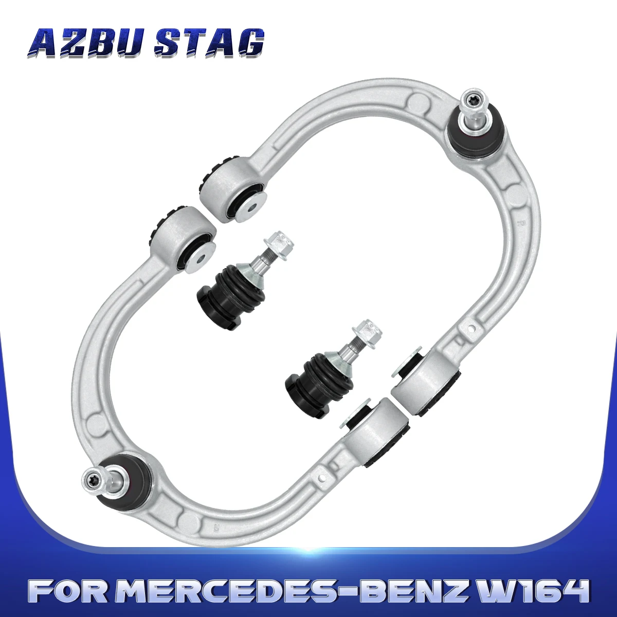 

AzbuStag 4Pcs Front Upper Control Arm Ball Joint for MERCEDES-BENZ W164 W251 GL320 GL350 GL450 GL550 ML320 ML350 ML500 2006-2012