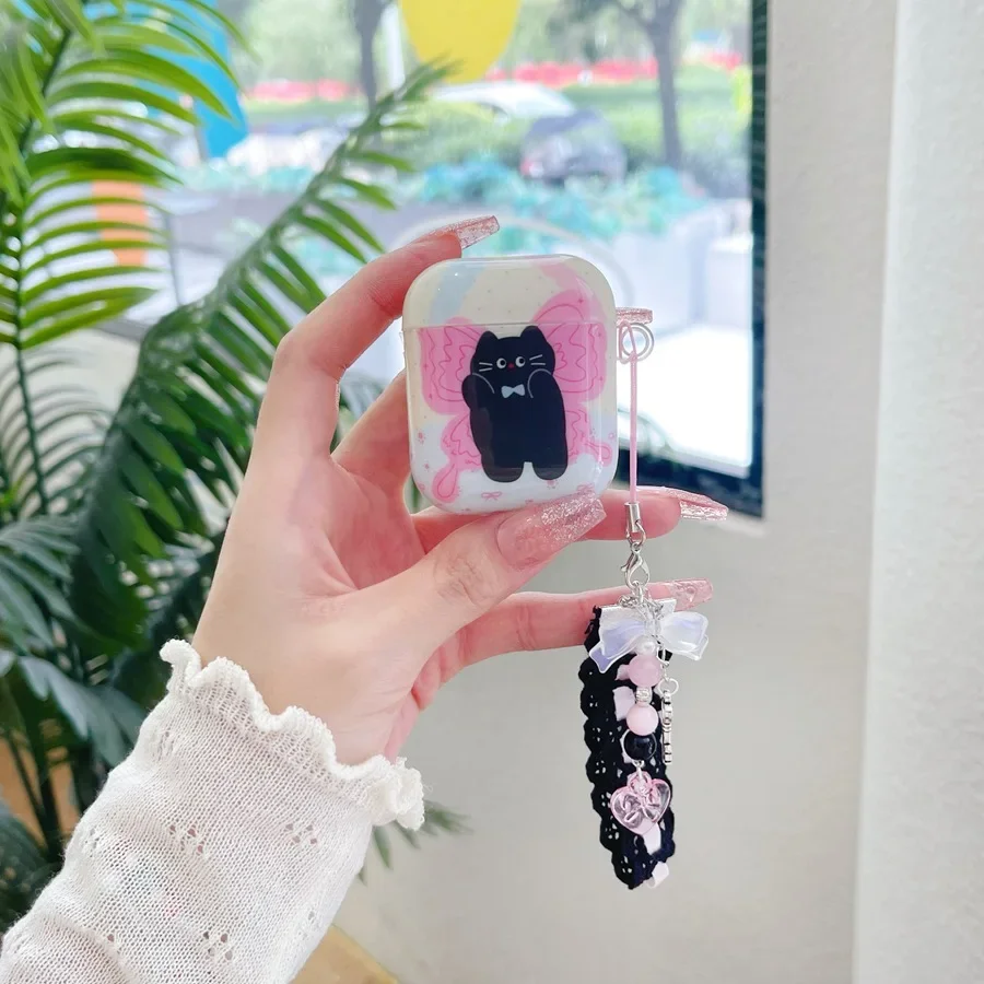 Lovely For Apple Airpods Pro 2 Case Airpod 3 /airpods 2 Cover Cartoon Cat Cover Cute Air Pods Pro Hearphone Silicone Case Fundas