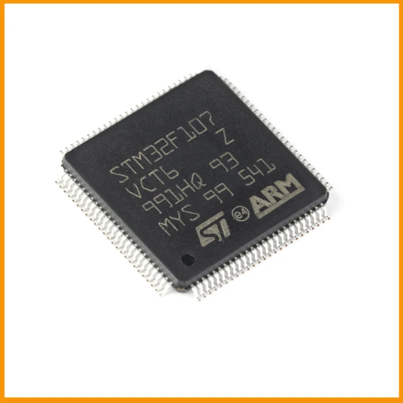 5Pcs/Lot  New Original  STM32F107VCT6 STM32F107  Microcontroller IC 32-Bit Single-Core 72MHz 256KB (256K x 8) FLASH LQFP-100