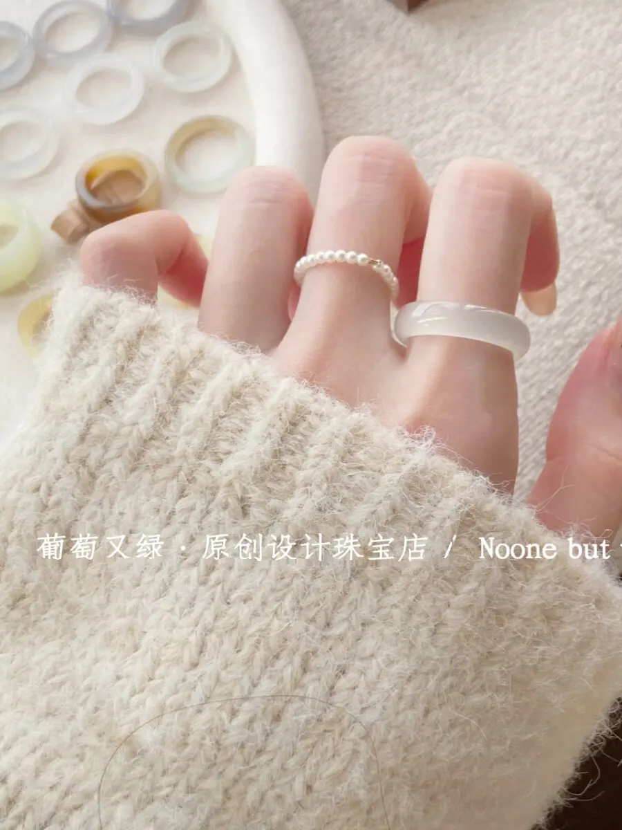 ミャンマー翡翠リング-ジャスパーリング-女性用-ほうれん草グリーン-ヤンググリーン-ボードフィンガー