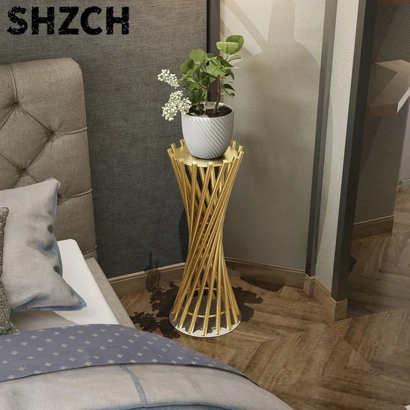 Living Room Flower Stand Ornament Greenery Storage Rack Balcony Flower Pot Holder Indoor Decorative Home Decor Greenery Display