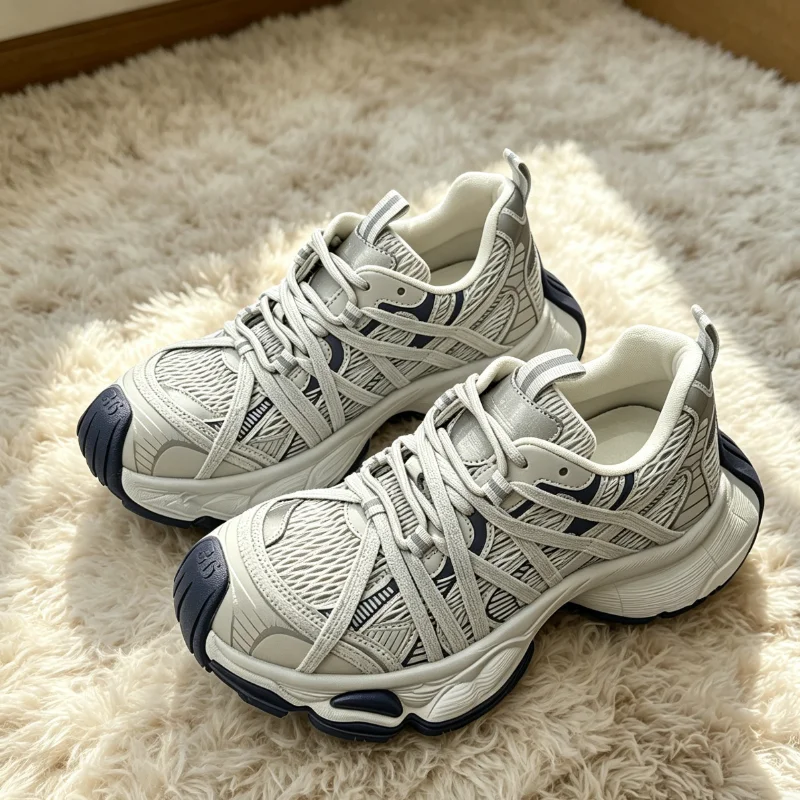 

Дышащие кроссовки на платформе в ретро-стиле, повседневная спортивная обувь, прочная обувь для активного отдыха, легкая удобная обувь для походов, новинка