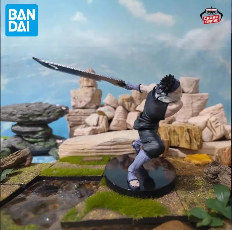 Auf Lager Bandai Original Naruto Momochi Zabuza Figur Anime Action Modell Cartoon Puppen Desktop Pvc Dekor Ornamente Festival Geschenk