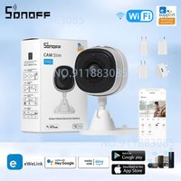 SONOFF CAM Slim WiFi Camera Mini 1080P Surveillance Camera Two-way Audio Motion Alarm Smart Home Security Alexa Google Assistant