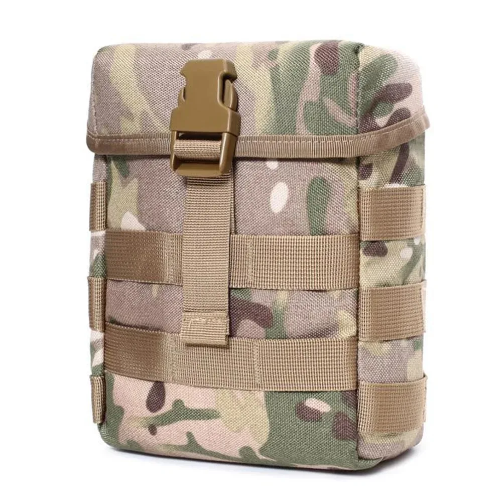 Taktyczna torba na lunch Molle Saszetka na pasek Airsoft Hunting Combat Admin Lunch Box Multicam Pouch