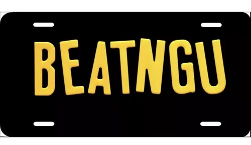 BEATNGU, Jeepers Creepers License Plate New Car Tag Metal Aluminum, USA