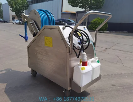 Mobile High Pressure Foam Cleaning Cart Electric Cleaning Machine for Food Processing Workshop