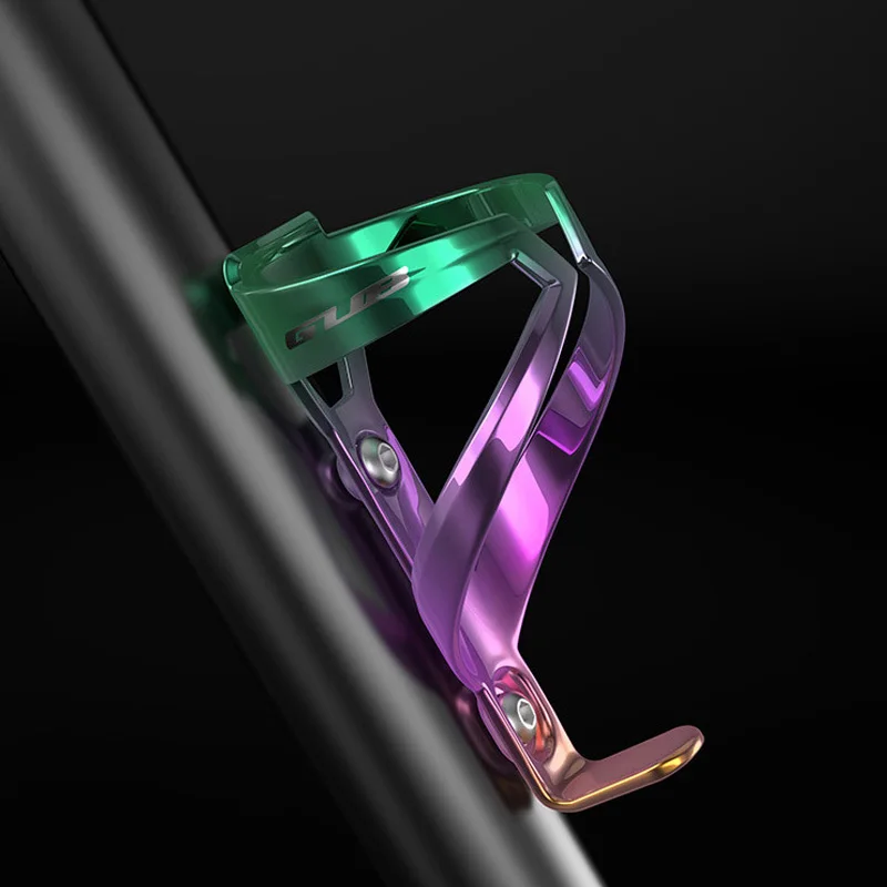 다채로운 플라스틱 물병 거치대, 산악 자전거 물병 브래킷, 3 색 그라데이션, 야외 사이클링 액세서리, 1 개, 2 개