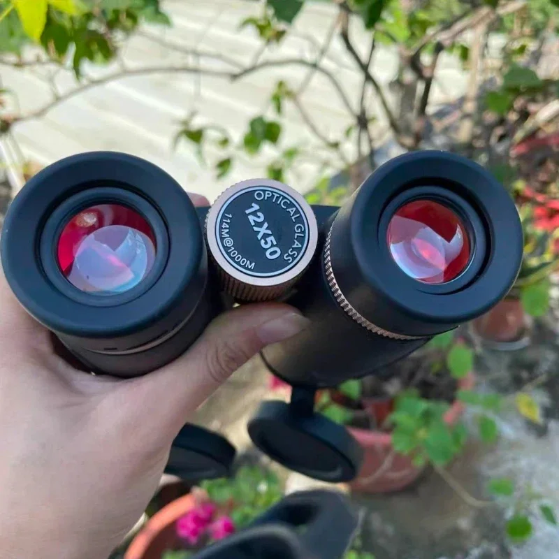 New Binoculars 12X50 High Magnification ED High-definition Purple Film Bird Watching Adult Travel Professional Telescope - view 2