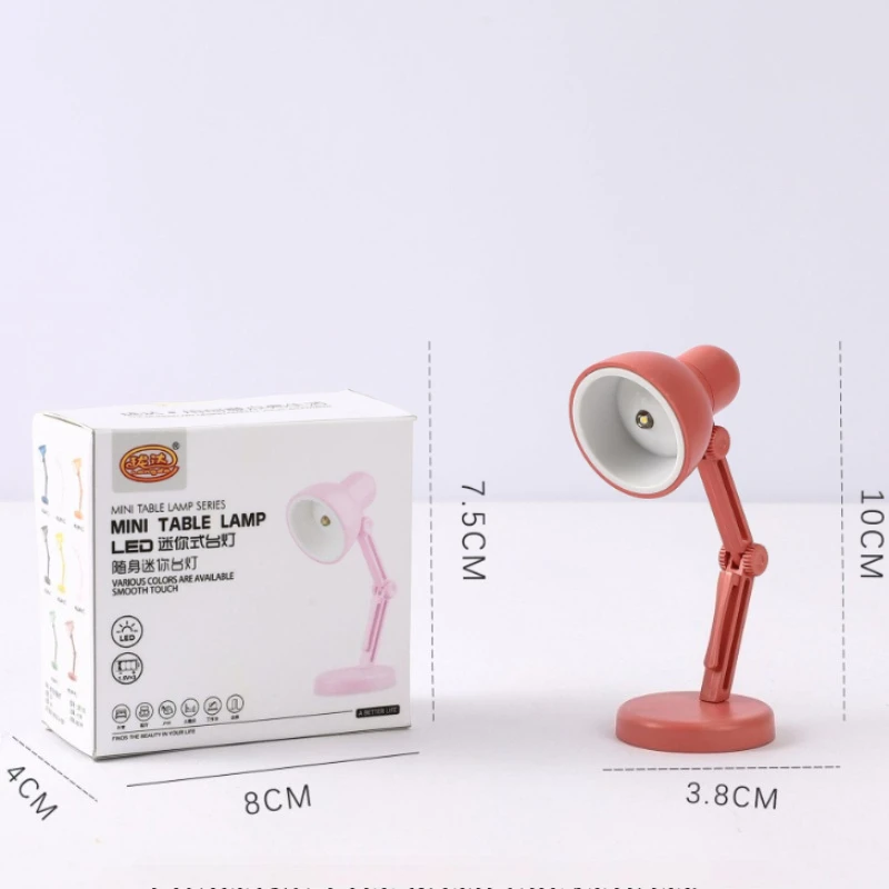 Lampada da tavolo a LED pieghevole NightMini lampada da libro con clip Home Room Luci notturne per computer Luce da libro da viaggio per occhi Elettrodomestico