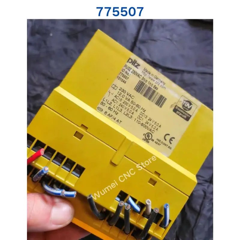 Second-hand test OK for PILZ relay PU3Z   775507