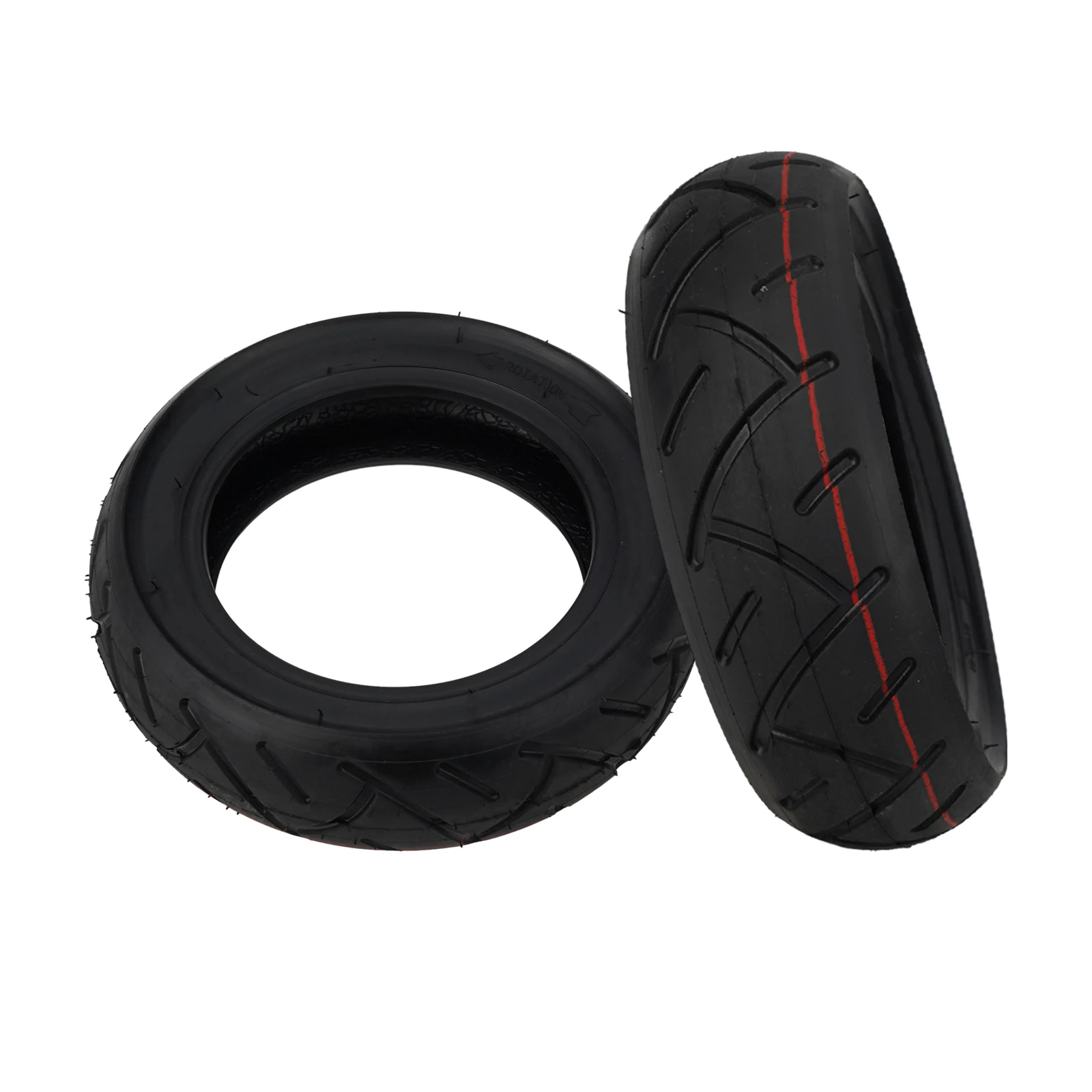 For X Iao*mi Electric Scooter Tubeless Tire 10x3.00-6.5 Black High Quality Material Rubber High Quality Quality Is Guaranteed