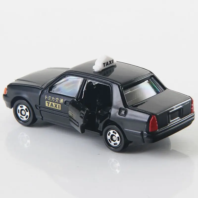 Takara Tomy Tomica 051 Toyota Crown Comfort Taxi Alloy Diecast Car Model Static Vehicle Collection Display Ornament Kids Gift