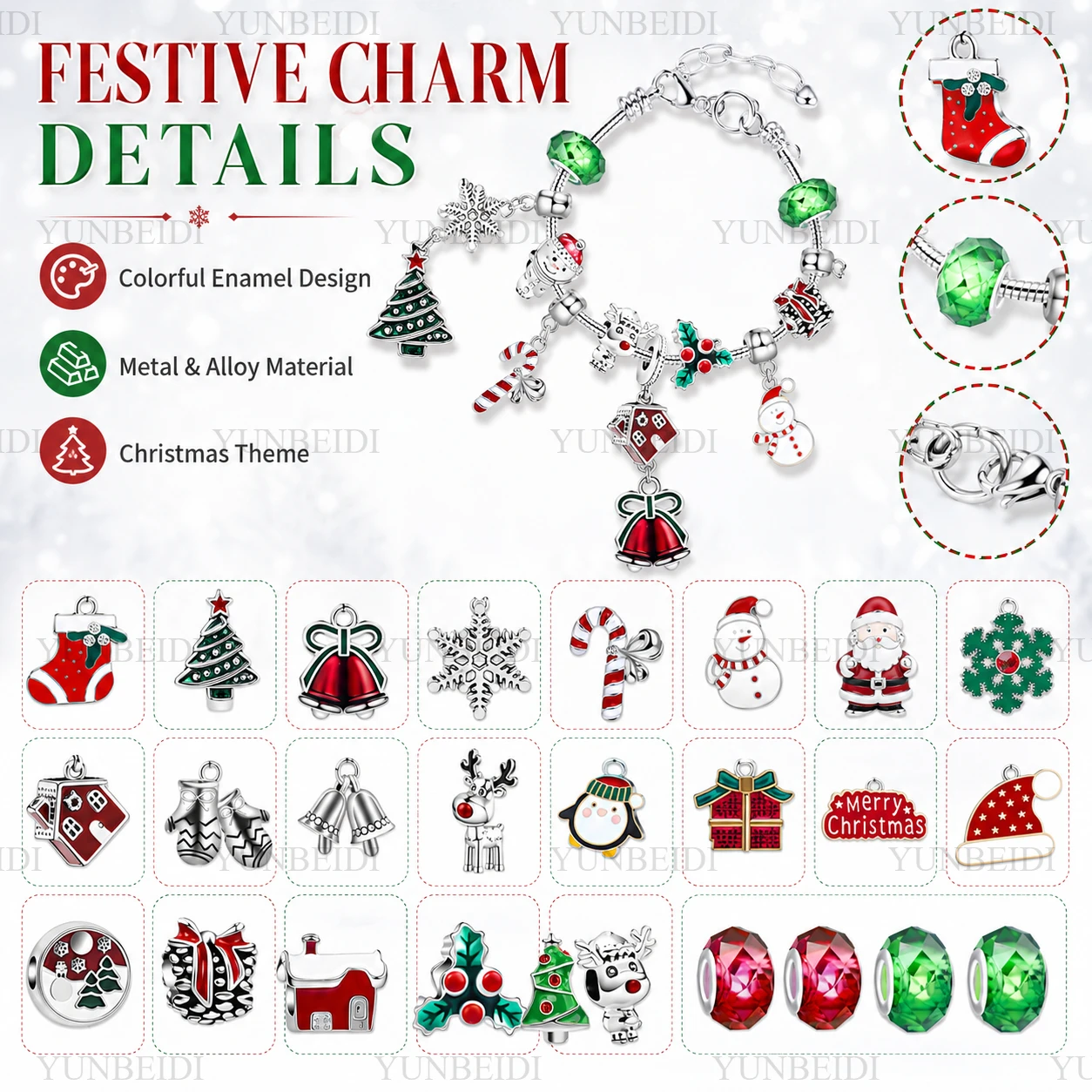 Christmas Advent Calendar 24Gr - Jewelry Making Advent Calendar recension och pris