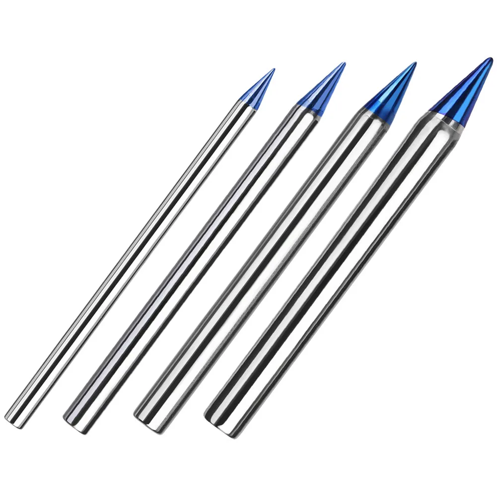 For DIY Projects Blue Pointed Welding Tips 30-100W Soldering Tips Comprehensive Set Excellent Thermal Conductivity