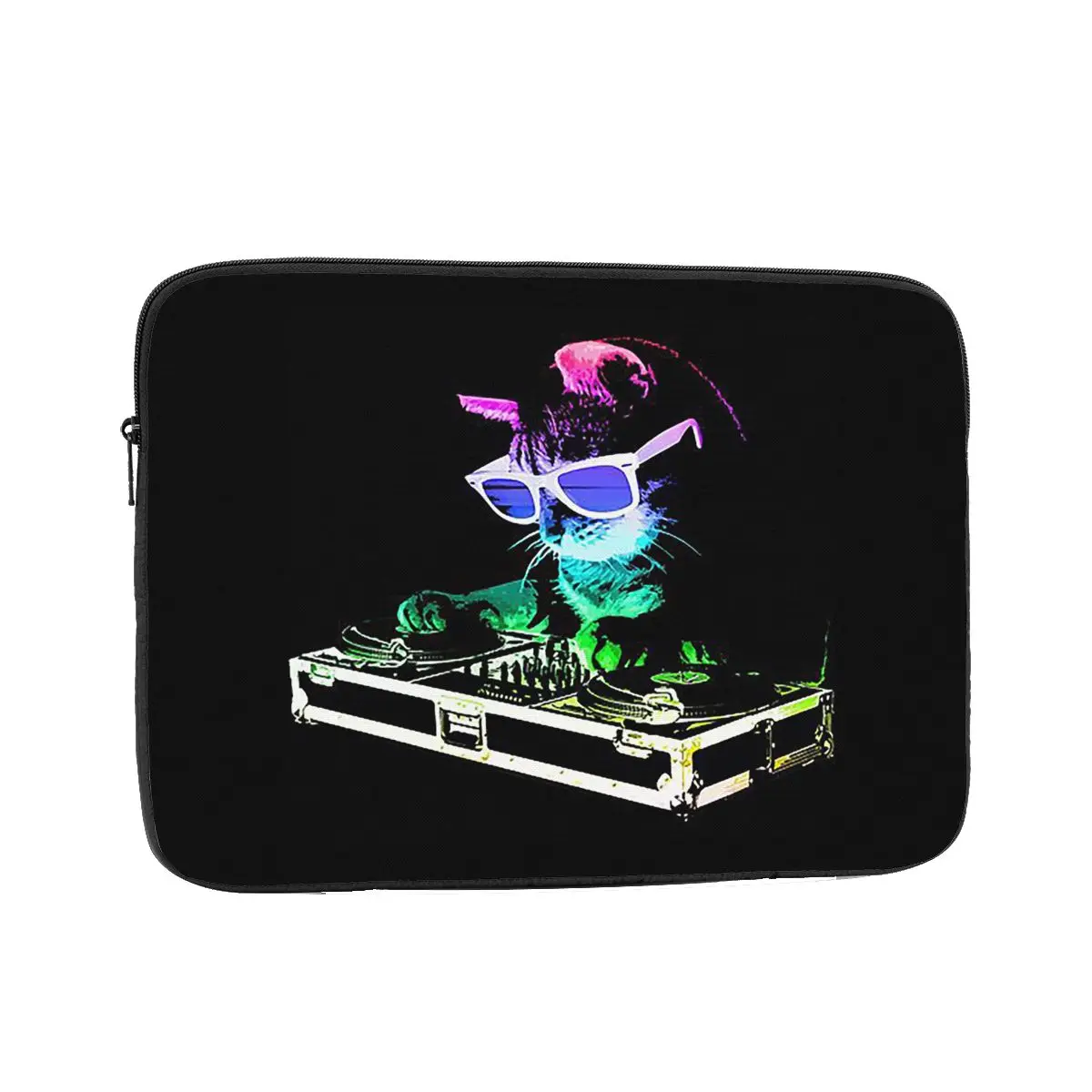 

Чехол для ноутбука House Cat Rainbow Dj Kitty 10, 12, 13, 15, 17 дюймов, сумка для ноутбука, противоударный чехол для планшета, сумка