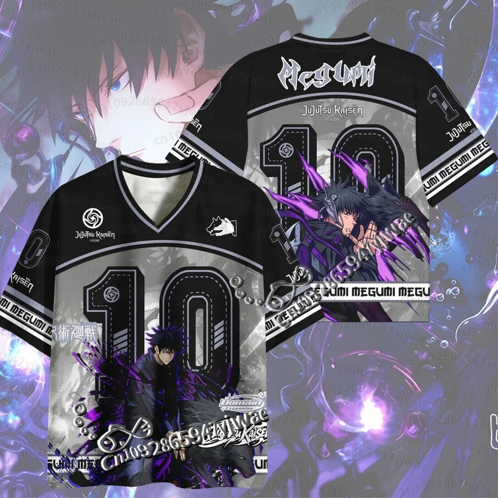 2026 NEUES Sommer-Herren-T-Shirt Jujutsu Kaisen Satoru Gojo Yuta Megumi Schnelltrocknendes Sport-Shirt Anime-Fan-T-Shirt für Männer, Frauen und Kinder – Detail 11