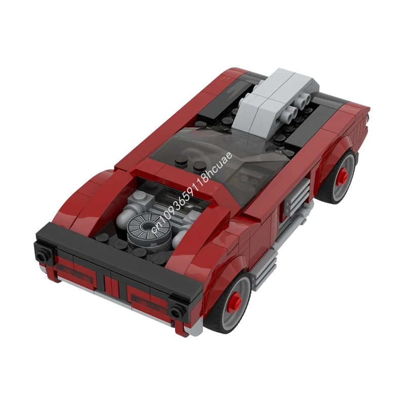 

254pcs MOC City Champions Hollowback Hot Wheels Acceleracers Model Building Christmas Gifts Blocks Architecture Toy Idea