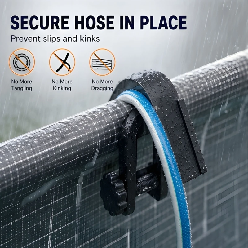 Manual Hose Guide Clamp for Watering Filling and Bucket Control JOMD