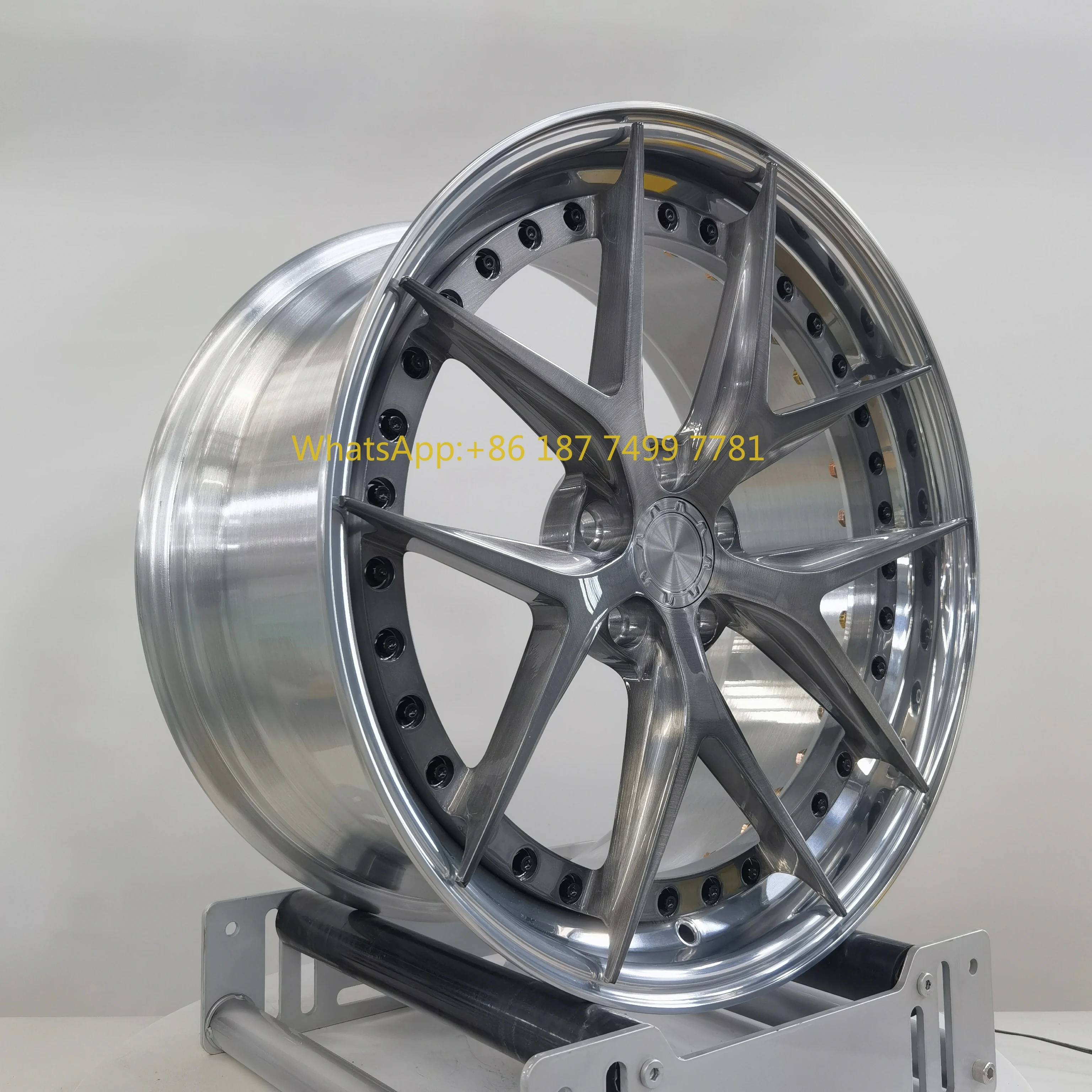 

2Pieces Multi Spoke 17 18 19 20 21 22 Inch 5x114.3 5x120 5x110 Brushed Sport Forged Wheels Rims for. . .