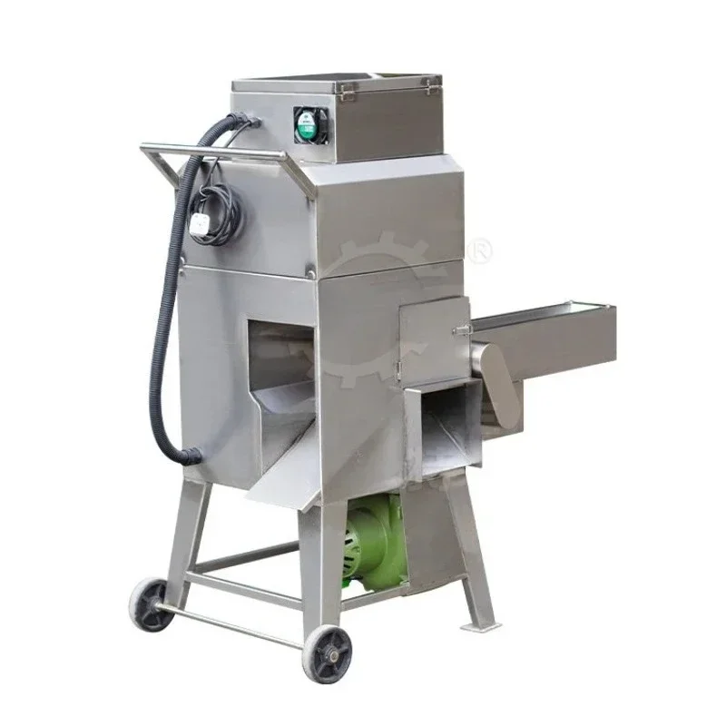 Automatic conveying of a new type of large multi-functional rice thresher, one-time molding, separation of corn kernels