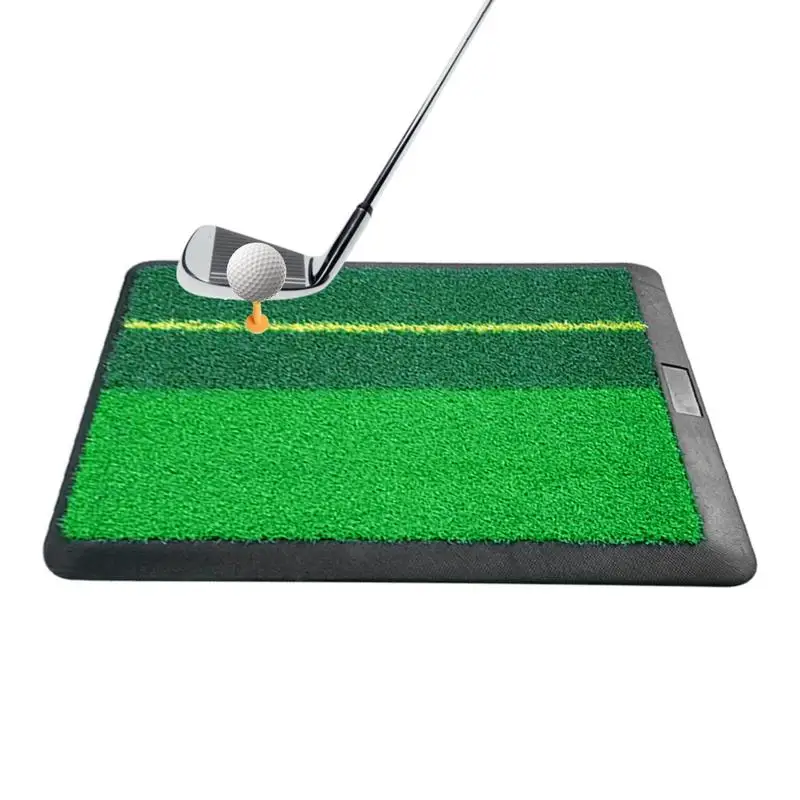 

Golf Hitting Mat 12X16 Inches Outdoor Indoor Golf Practice Mat Portable Artificial Ball Sport Equipment Simulator For Backyard