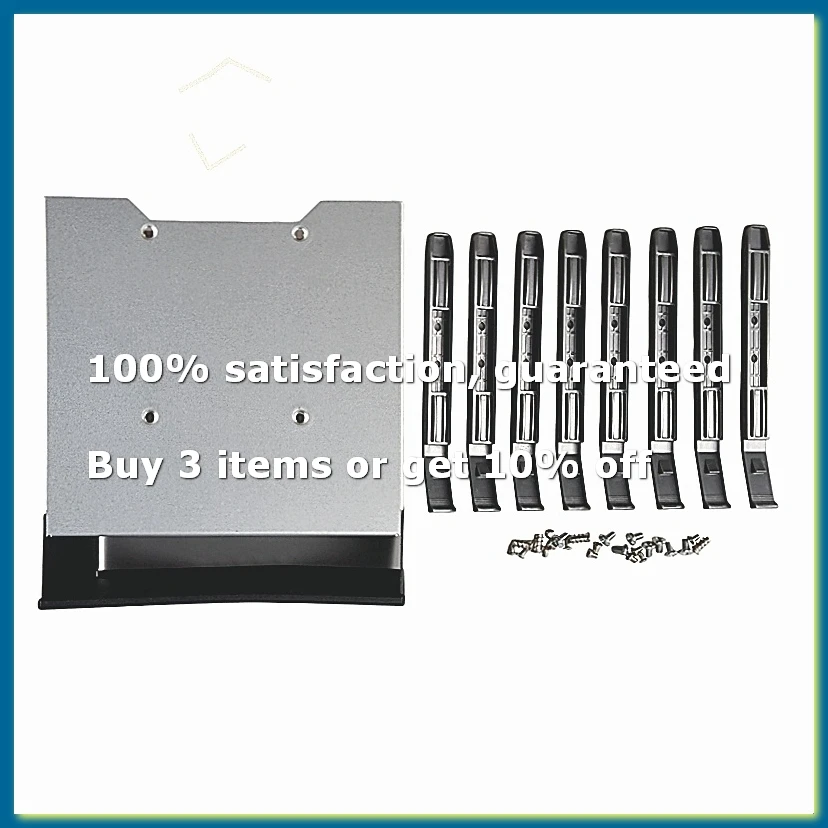 ● Support de disque dur HDD à grande capacité 4 baies, 5 pouces, 3 baies pour lecteur optique vers plateau de disque dur SAS SATA 3,5 pouces - ABFB