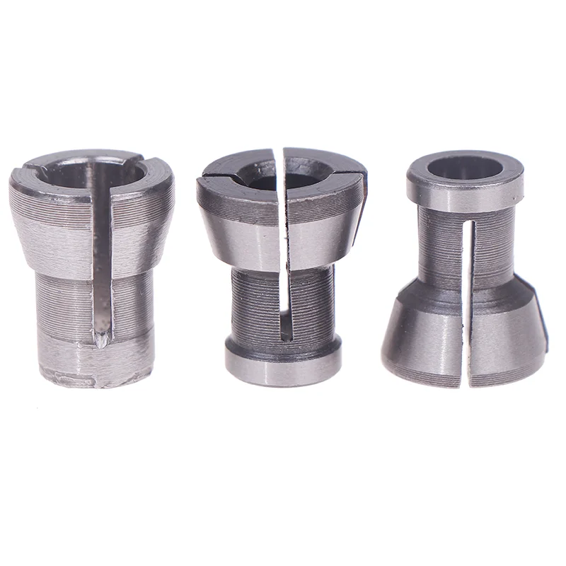3pcs M17 6/6.35/8mm Collet High Precision Chuck Adapter Engraving Trimming Machine Router Milling Cutter Accessories
