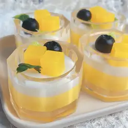 Dessert Watermelon Mango Cup Taba Mochi Squeeze Pudding Cup Stress Relief Vent Toys Cold Drink Soft Sticky Fidget Toys Kids Gift