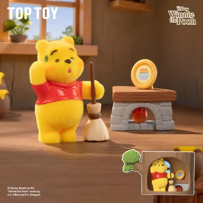 TOPTOY Disney Winnie The Pooh HUNDRED ACRE Wood Tree House Series Blind Box Guess Bag Toys Doll Cute Anime Figure Collection view 4