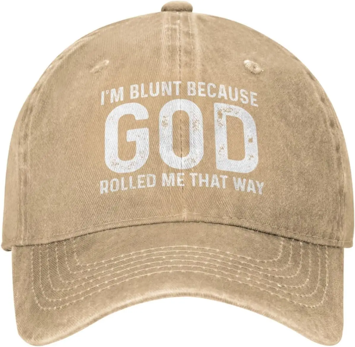 I'm Blunt Because Gods Rolled Me That Way Hat Women Baseball Hats Cute Caps