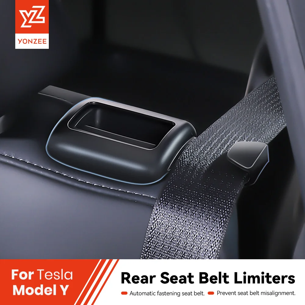 YZ pro tesla 2024 modelka Y Seat pás omezovač obal nastavitelný auto bezpečnosti pás klipů slip-resistant anti-friction Seat pás spona